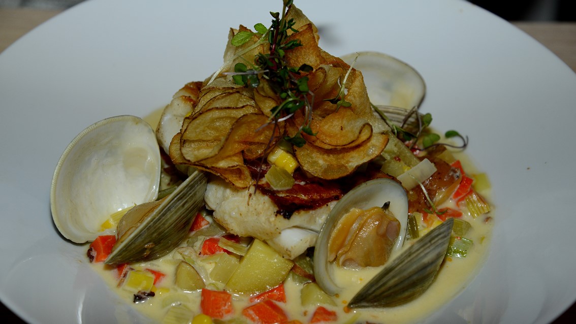 56. Chowder-style Icelandic cod at Shell & Bones, New Haven