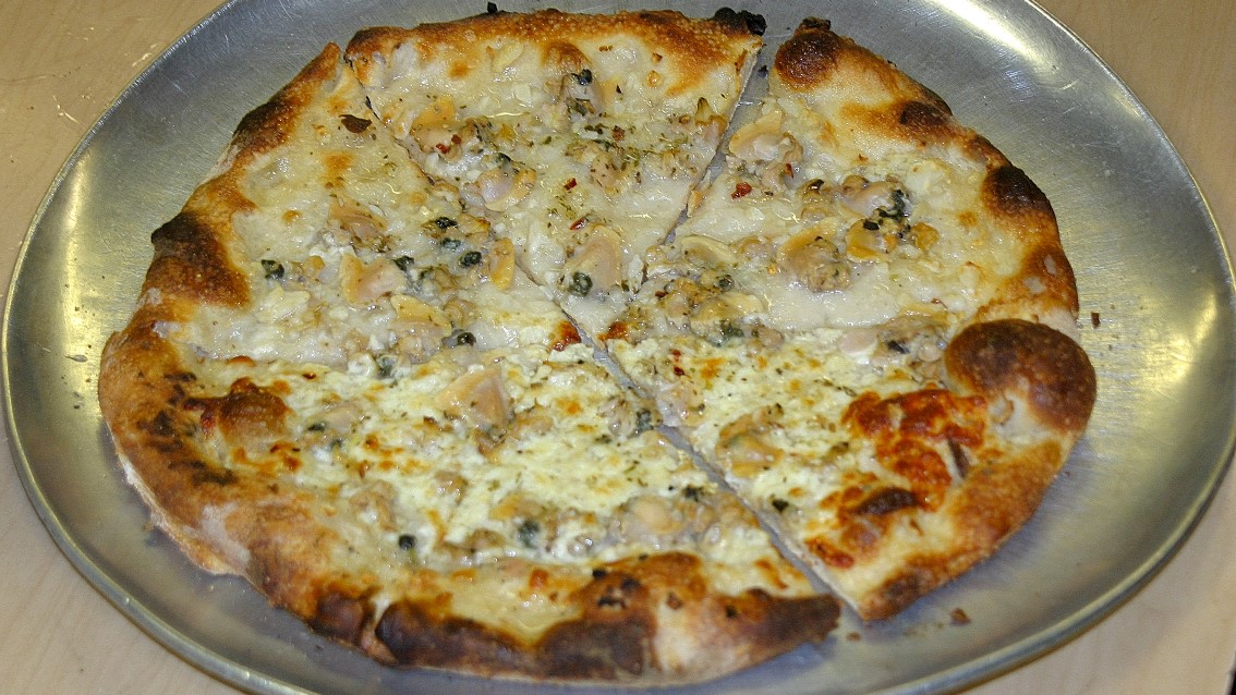 33. Fresh clam white pizza at Zuppardi’s, West Haven